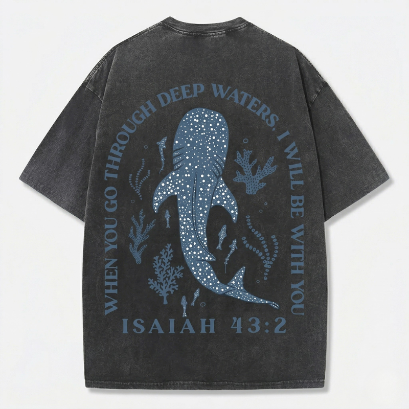 Fruit of The Spirit Christian Jesus Vintage Washed T-Shirt | Retro Streetwear