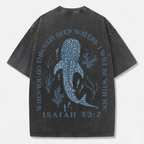 Fruit of The Spirit Christian Jesus Vintage Washed T-Shirt | Retro Streetwear
