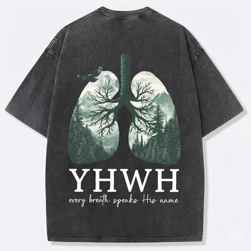 Fruit of The Spirit Christian Jesus Vintage Washed T-Shirt | Retro Streetwear