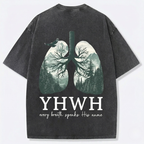 Fruit of The Spirit Christian Jesus Vintage Washed T-Shirt | Retro Streetwear