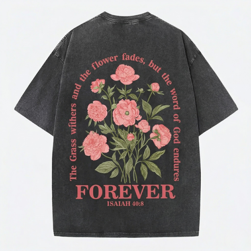 Fruit of The Spirit Christian Jesus Vintage Washed T-Shirt | Retro Streetwear
