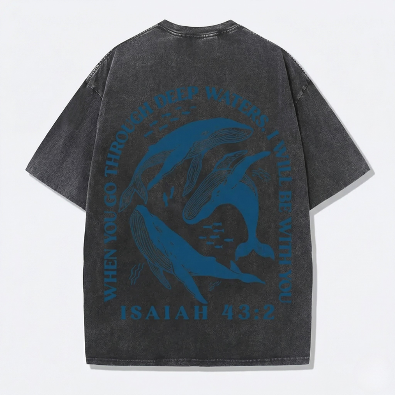 Fruit of The Spirit Christian Jesus Vintage Washed T-Shirt | Retro Streetwear