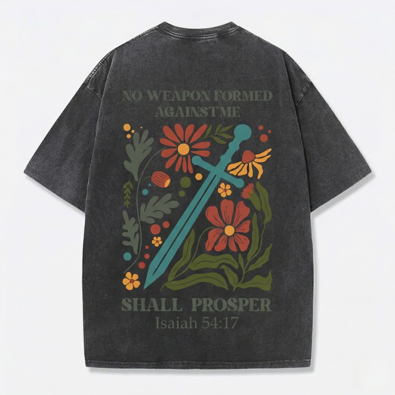 Fruit of The Spirit Christian Jesus Vintage Washed T-Shirt | Retro Streetwear