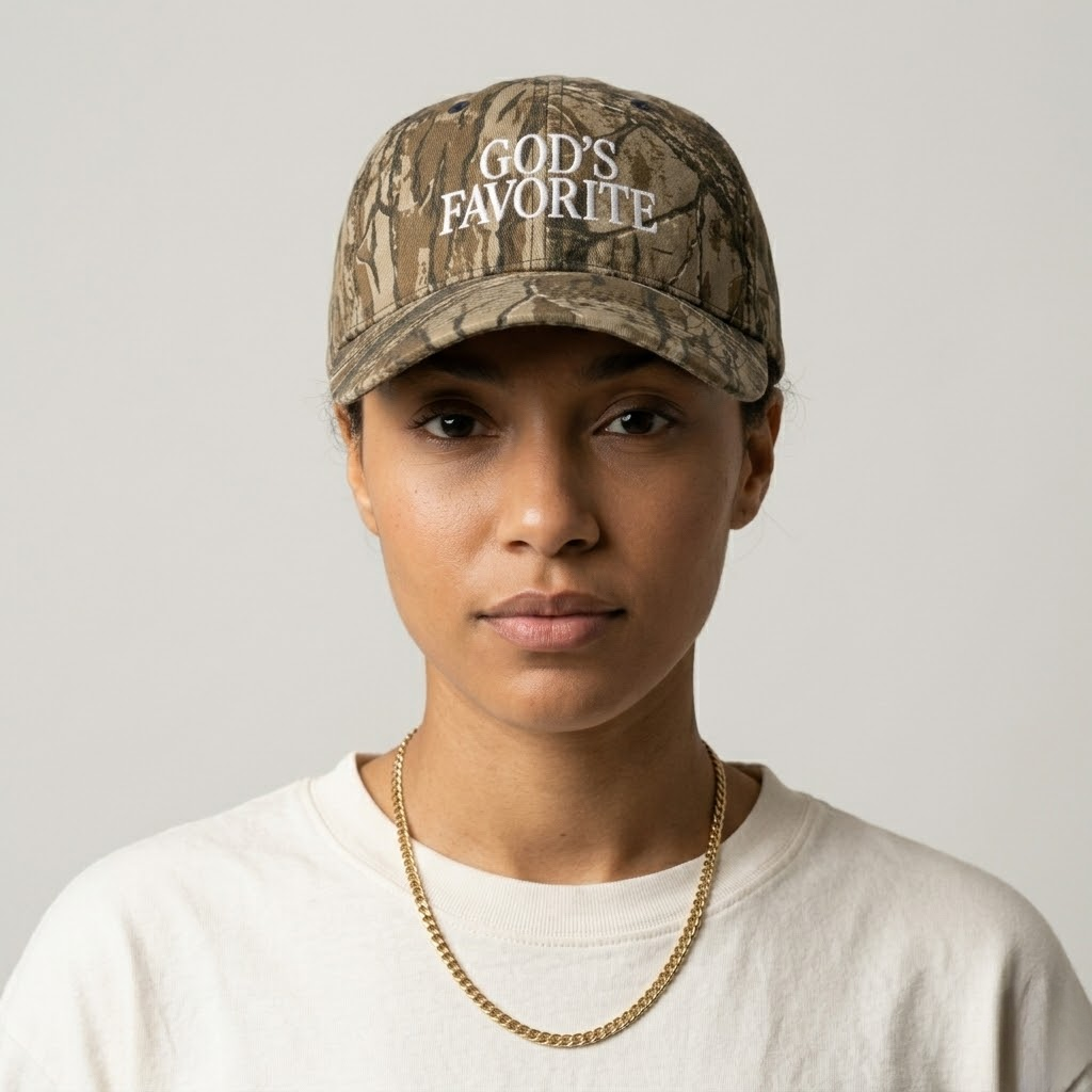 God's Favorite Camouflage Baseball Cap