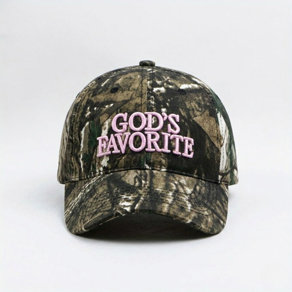 God's Favorite Camouflage Baseball Cap