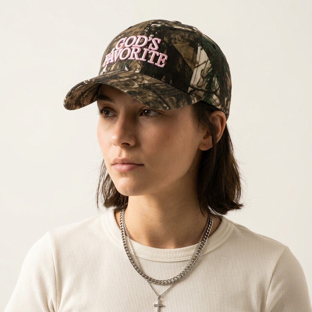 God's Favorite Camouflage Baseball Cap