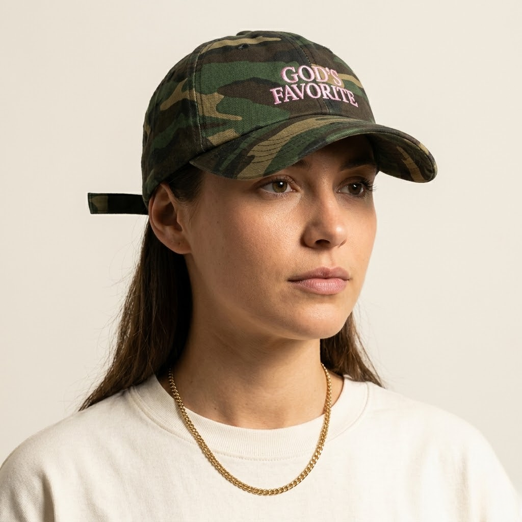God's Favorite Camouflage Baseball Cap