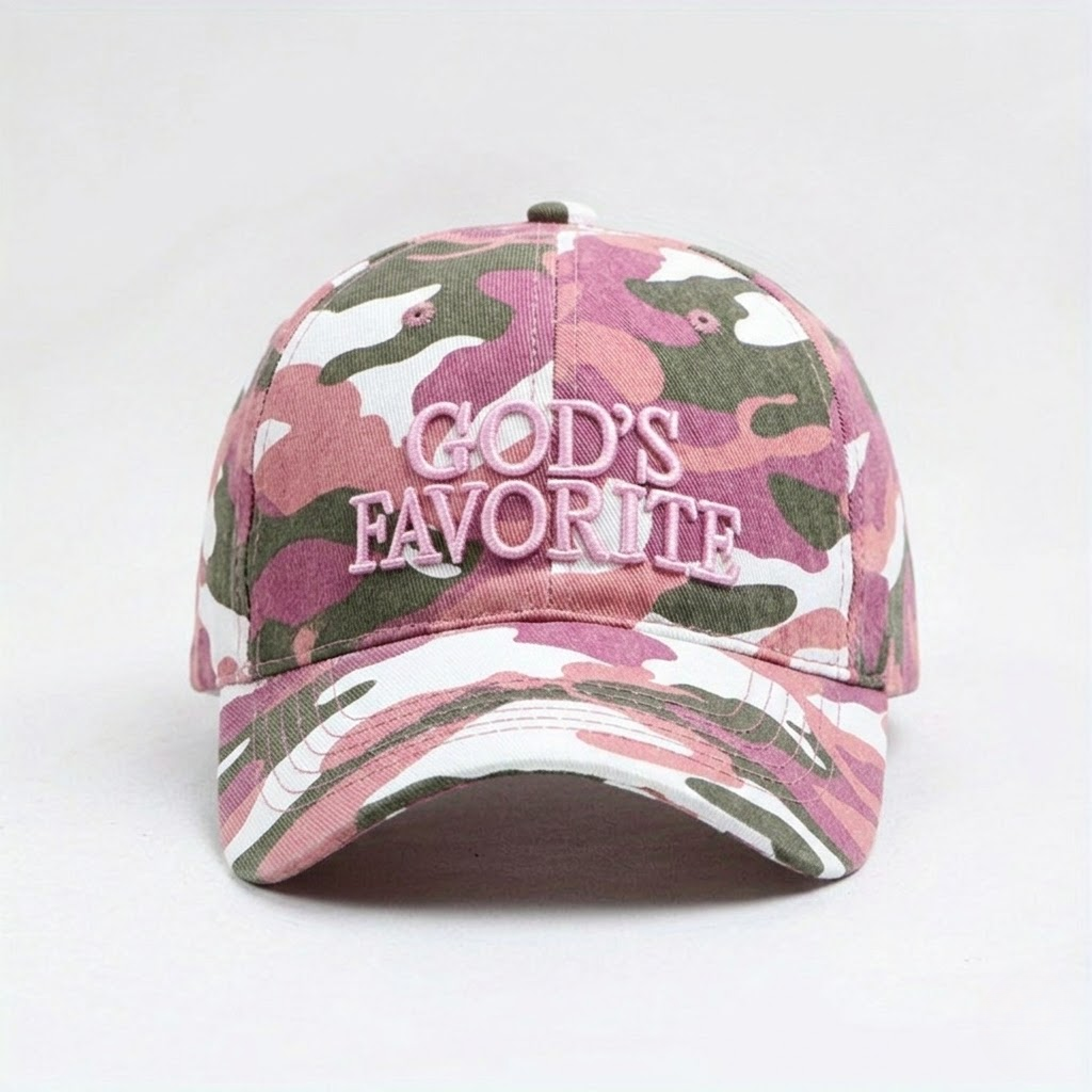 God's Favorite Camouflage Baseball Cap