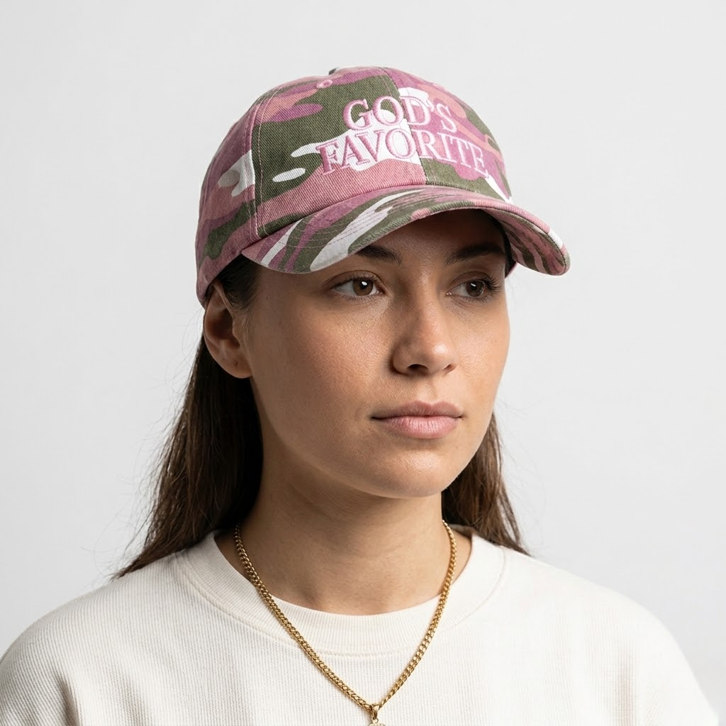 God's Favorite Camouflage Baseball Cap