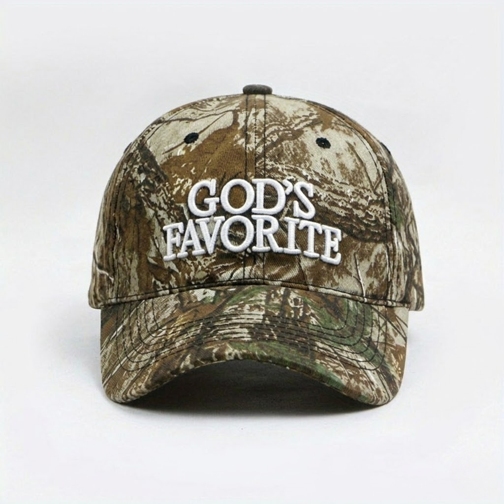 God's Favorite Camouflage Baseball Cap