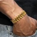 Gold Presidential Band Bracelet