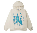 Graphic Oversized Hoodie Men - Y2K Print Streetwear Pullover
