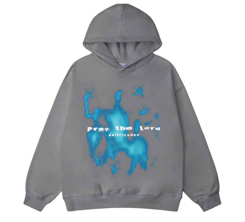 Graphic Oversized Hoodie Men - Y2K Print Streetwear Pullover