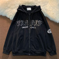 Graphic Oversized Hoodie Women - Y2K Print Streetwear