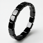 Hematite Bracelet - Mens Magnetic Stone - With Gift Box