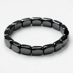 Hematite Bracelet - Mens Magnetic Stone - With Gift Box