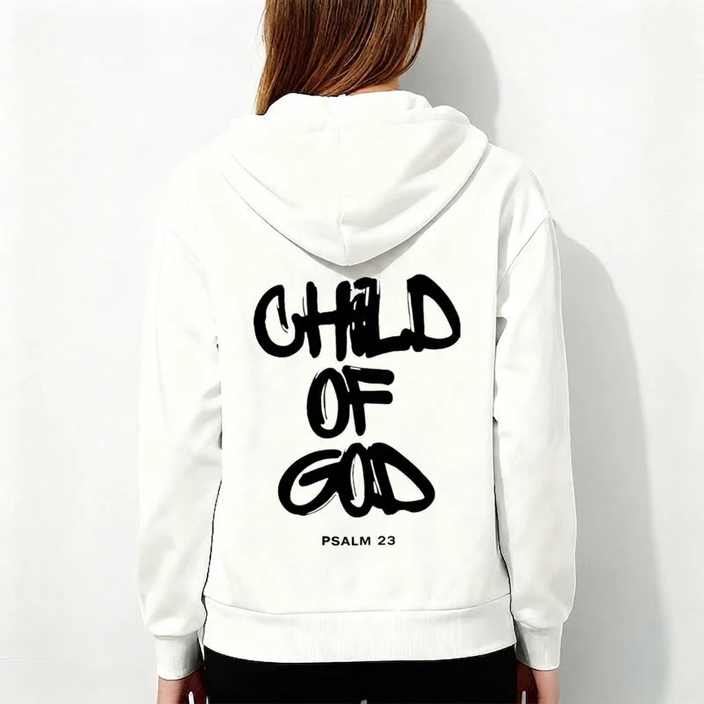 Hoodie Unisex | Faith Graffiti Child of God-Tithesource-