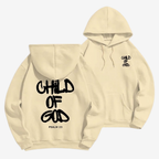 Hoodie Unisex | Faith Graffiti Child of God-Tithesource-Beige-S-