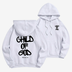 Hoodie Unisex | Faith Graffiti Child of God-Tithesource-White-S-