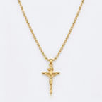 Jesus Cross Pendant Necklace | Choker Chain Style