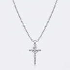 Jesus Cross Pendant Necklace | Choker Chain Style