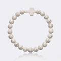 Jesus Cross Stretch Beaded Bracelet