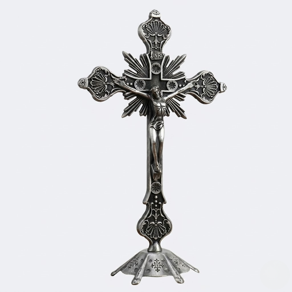 Jesus Crucifix Sculpture | Catholic Home Decor Cross Statue