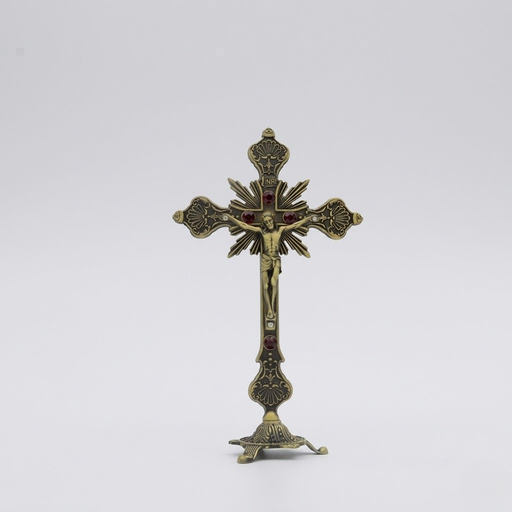Jesus Crucifix Sculpture | Catholic Home Decor Cross Statue