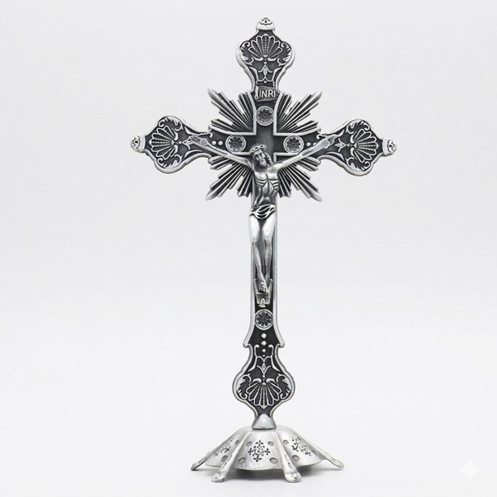 Jesus Crucifix Sculpture | Catholic Home Decor Cross Statue