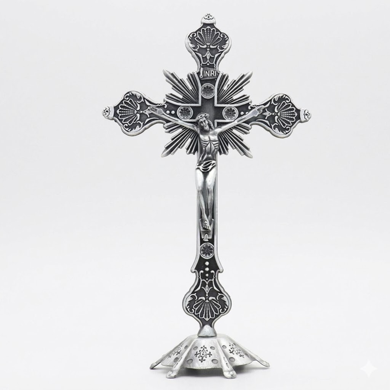 Jesus Crucifix Sculpture | Catholic Home Decor Cross Statue