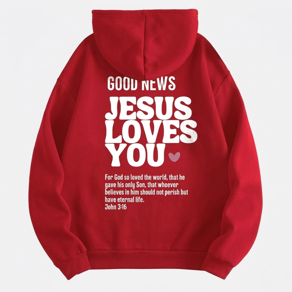 Jesus Loves You Pullover Hoodie