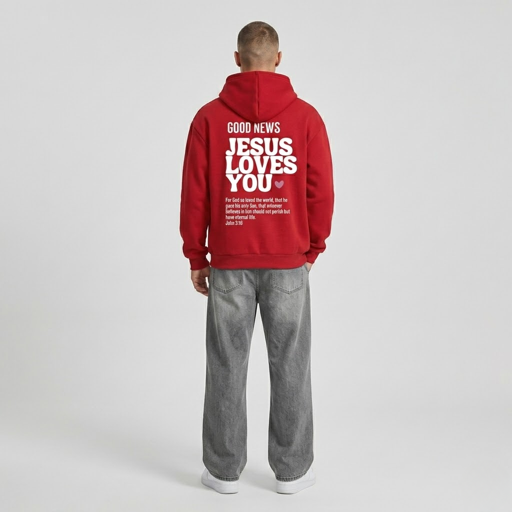 Jesus Loves You Pullover Hoodie