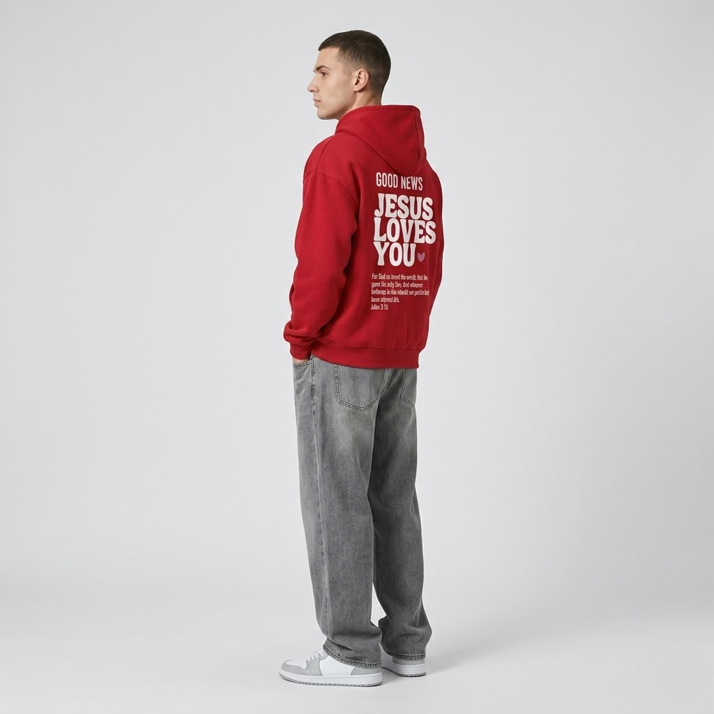 Jesus Loves You Pullover Hoodie