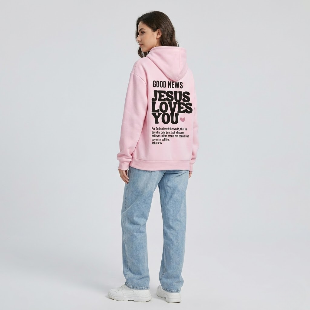 Jesus Loves You Pullover Hoodie