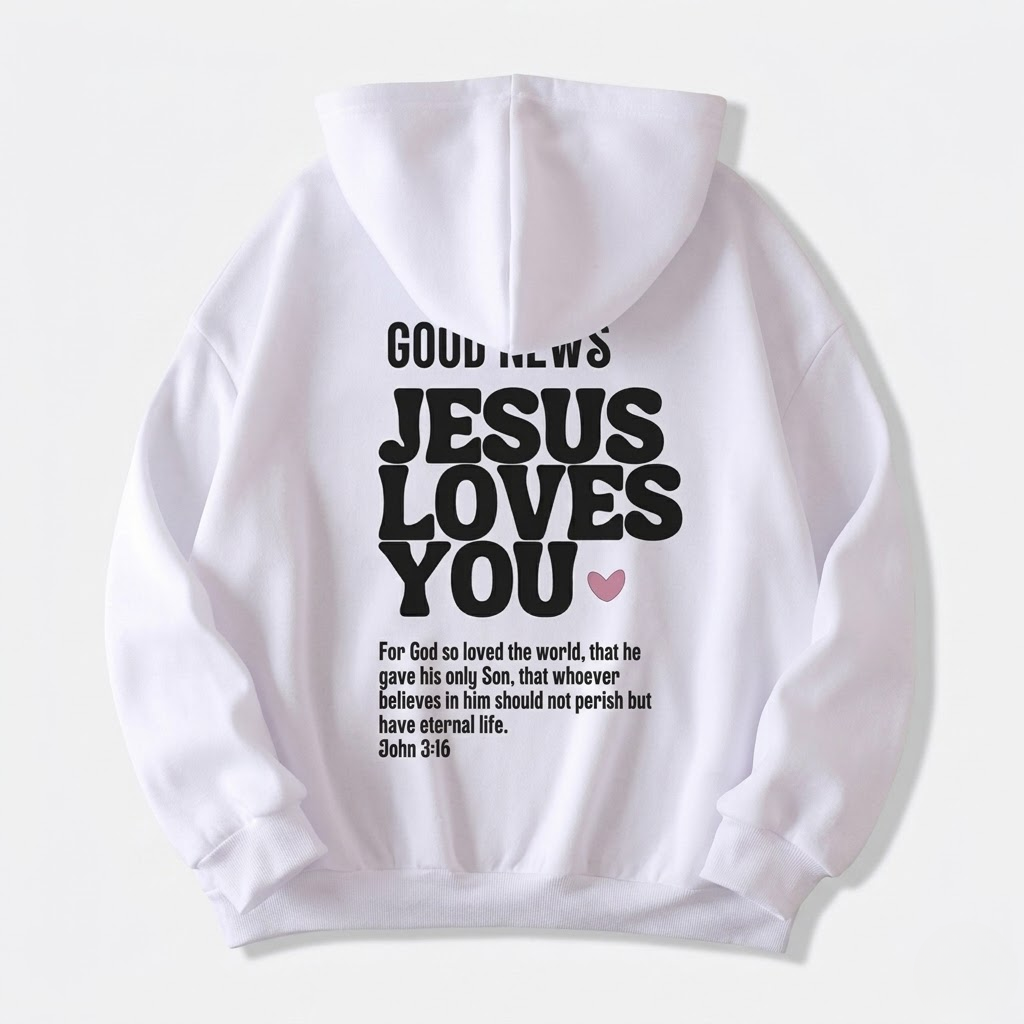 Jesus Loves You Pullover Hoodie
