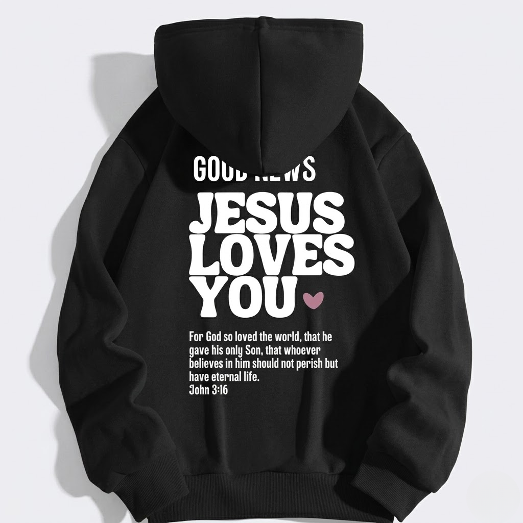 Jesus Loves You Pullover Hoodie
