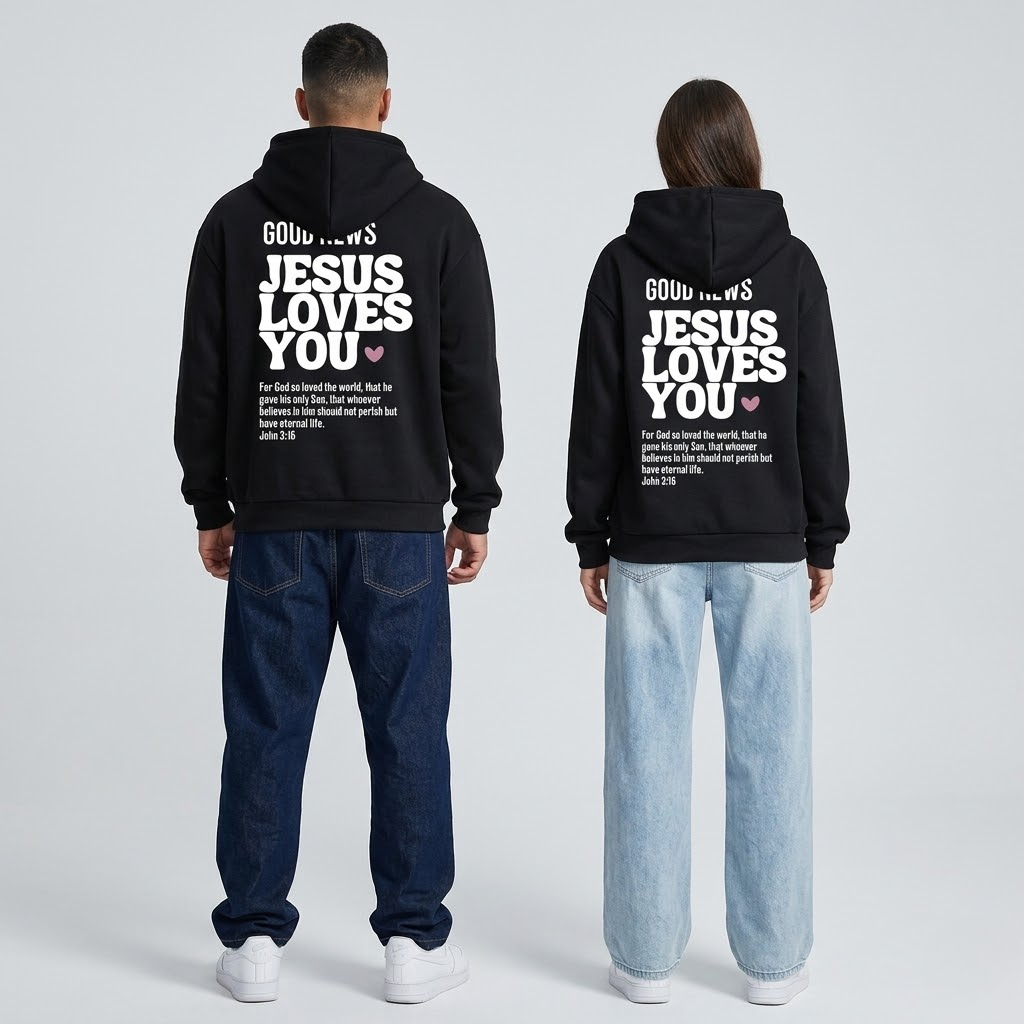 Jesus Loves You Pullover Hoodie
