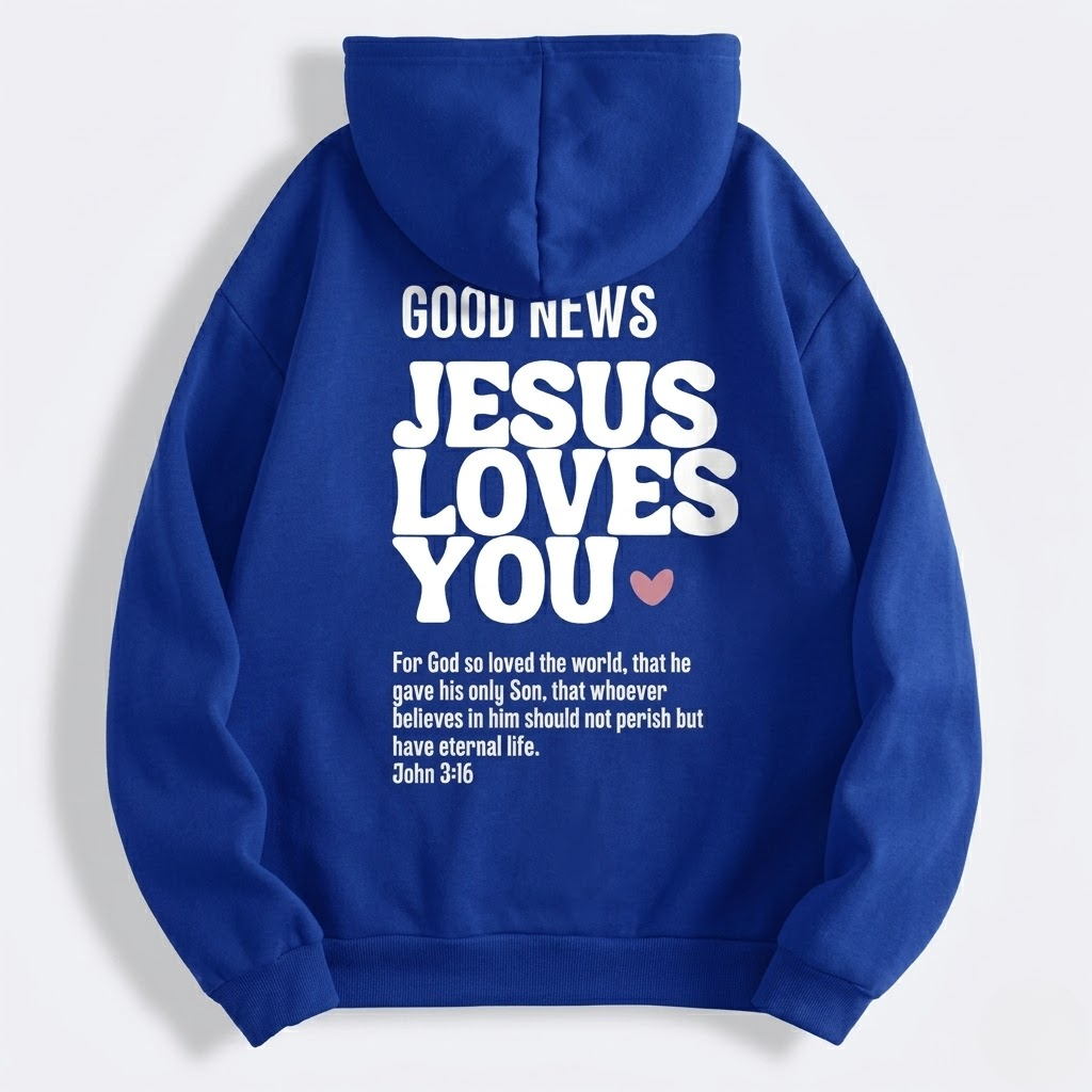 Jesus Loves You Pullover Hoodie