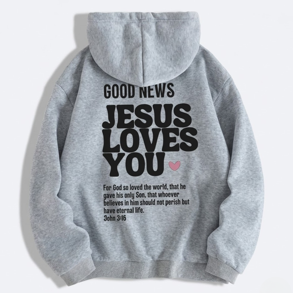 Jesus Loves You Pullover Hoodie