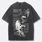 Jesus Vintage Washed Gothic Oversized T-Shirt | Christian