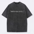 Jesus Vintage Washed Gothic Oversized T-Shirt | Christian