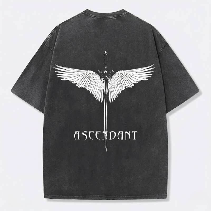 Jesus Vintage Washed Gothic Oversized T-Shirt | Christian