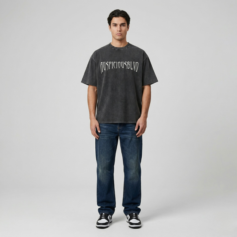 Jesus Vintage Washed Gothic Oversized T-Shirt | Christian