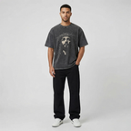 Jesus Vintage Washed Gothic Oversized T-Shirt | Christian