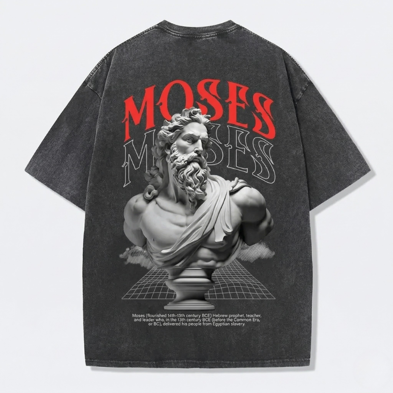 Jesus Vintage Washed Gothic Oversized T-Shirt | Christian