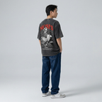 Jesus Vintage Washed Gothic Oversized T-Shirt | Christian