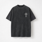 Jesus Vintage Washed Gothic Oversized T-Shirt | Christian