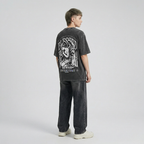 Jesus Vintage Washed Gothic Oversized T-Shirt | Christian