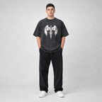 Jesus Vintage Washed Gothic Oversized T-Shirt | Christian
