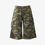 Jorts Men Camo Baggy Cargo Shorts Streetwear